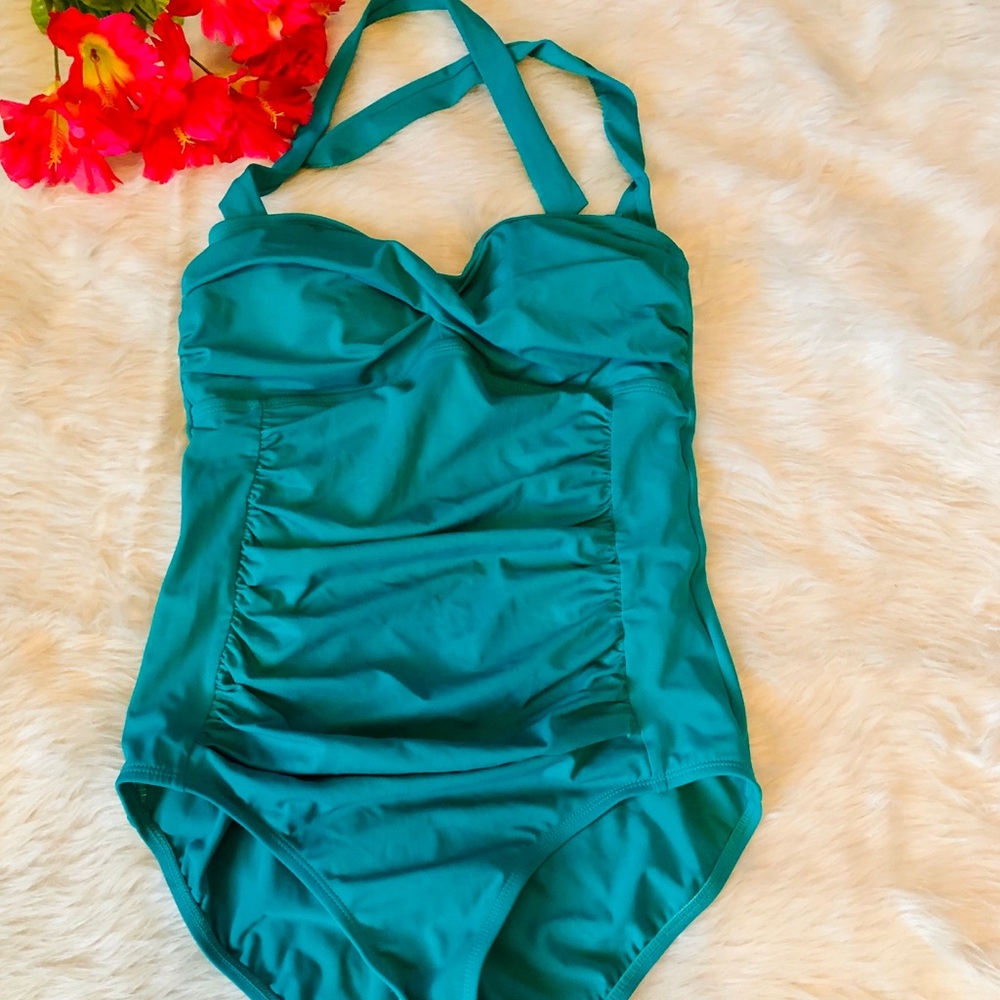 RUCHED BRA ONE-PIECE